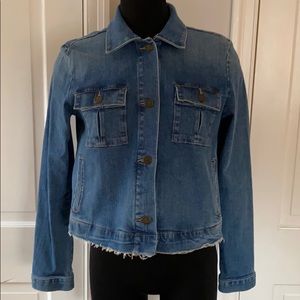 ***SOLD***Loft Medium Wash Denim Jacket